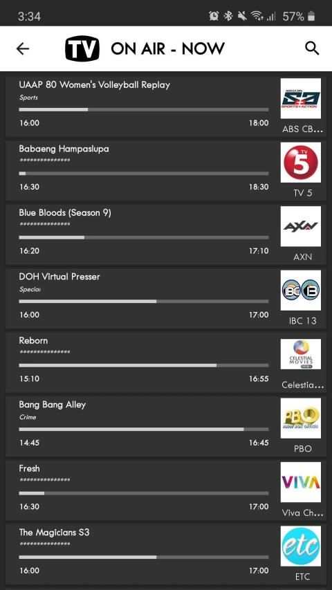Philippines TV Schedules & Guide स्क्रीनशॉट 2