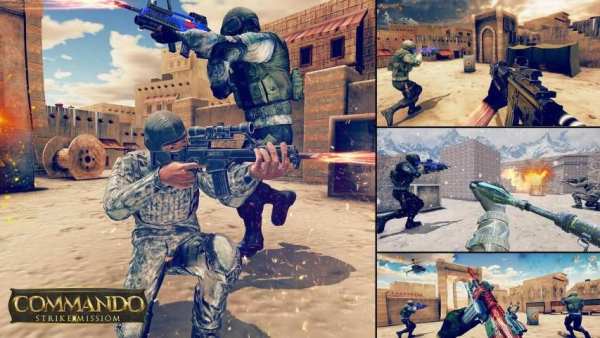 Fps Commando Strike Mission - Free Shooting Games स्क्रीनशॉट 1