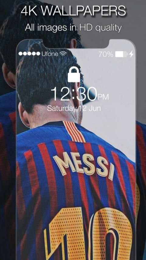 Football 4k Screen Lock screenshot 6