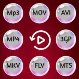 Video Converter All MP3,MP4,3GP,MOV,AVI Converter