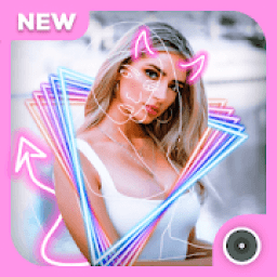 Spiral Effect - 3D Neon Photo Editor आइकन