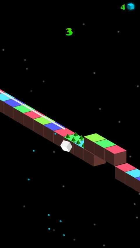 Jumping Game | Cube Jump Mega Ramp | Space Game स्क्रीनशॉट 3