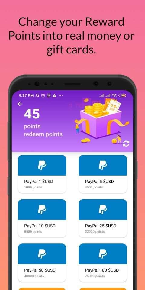 Points Cash - Best Reward App 2020 screenshot 1