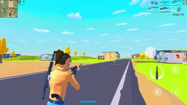 Polygon Shooting Free fire Fightnight Battleroyale screenshot 2