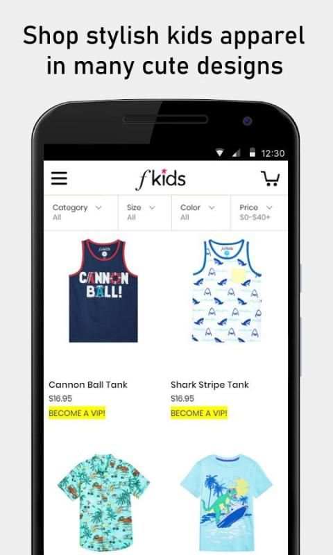 Shop for FabKids screenshot 2