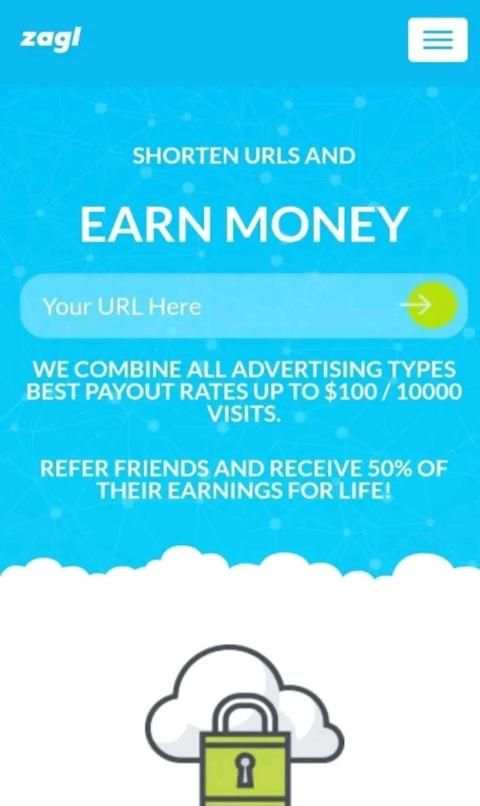 Za gl Links Shortener स्क्रीनशॉट 1