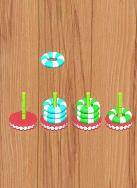 Stack Sort 3D: Hoop Stack स्क्रीनशॉट 2