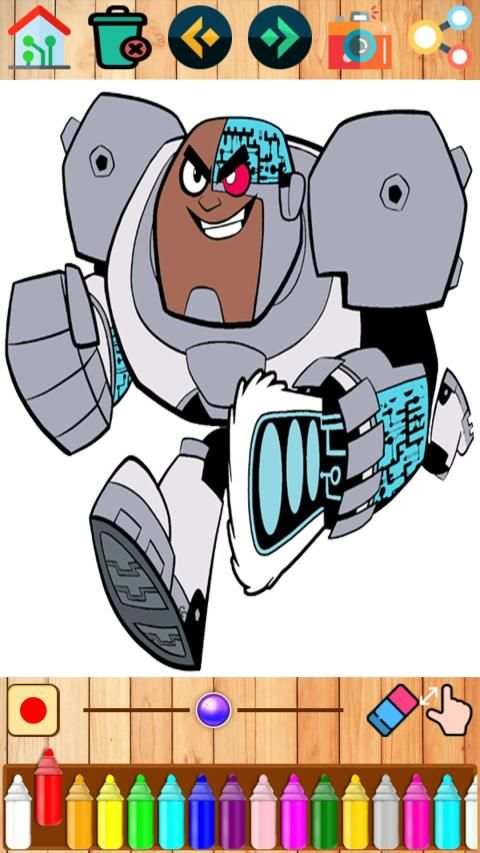 Teen coloring Titans Go screenshot 4