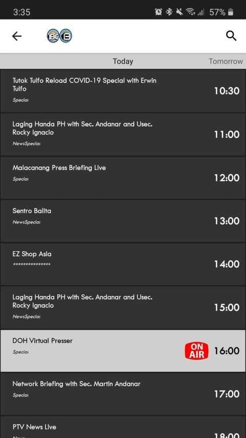 Philippines TV Schedules & Guide स्क्रीनशॉट 5