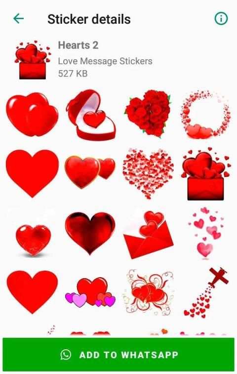 Love Message Stickers for WhatsApp - WAStickerApps screenshot 5