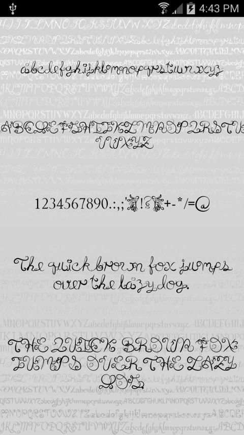 Cute Fonts for FlipFont® Free screenshot 7