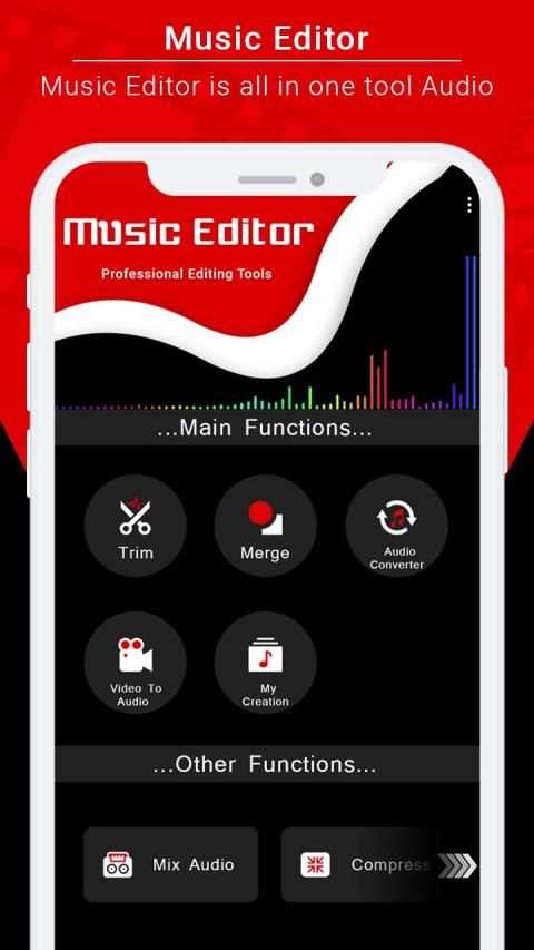 Music Editor - Audio Editor, MP3 Converter स्क्रीनशॉट 6