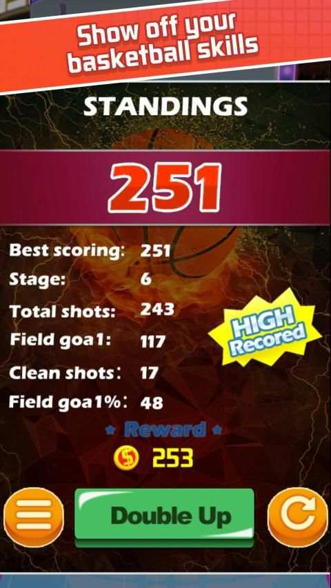 Basketball Dunk King - Free Classic Arcade Games screenshot 2