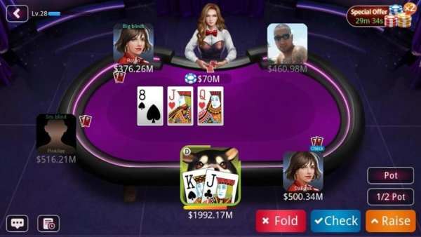 DH Texas Hold'em Poker स्क्रीनशॉट 3