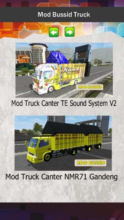 Mod Truck Canter BUSSID screenshot 4