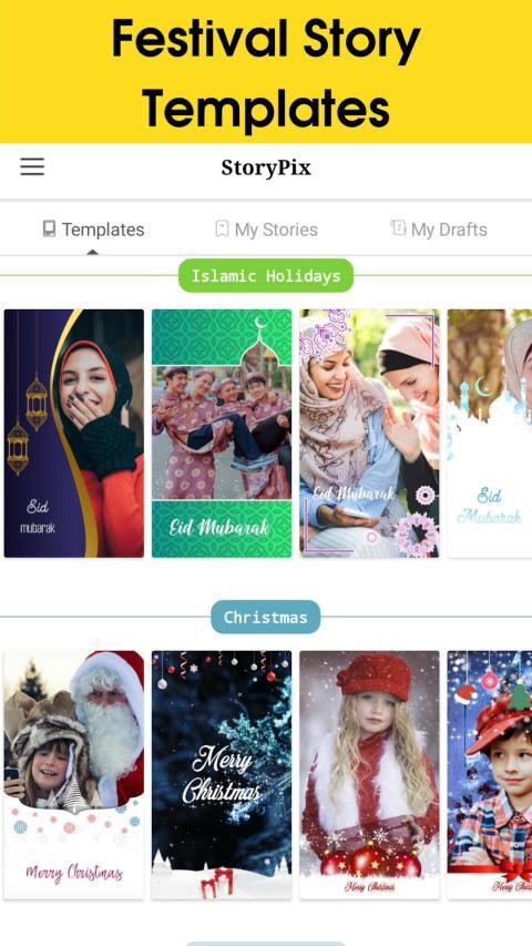 StoryPix – Insta, Facebook, Whatsapp Story Creator स्क्रीनशॉट 4