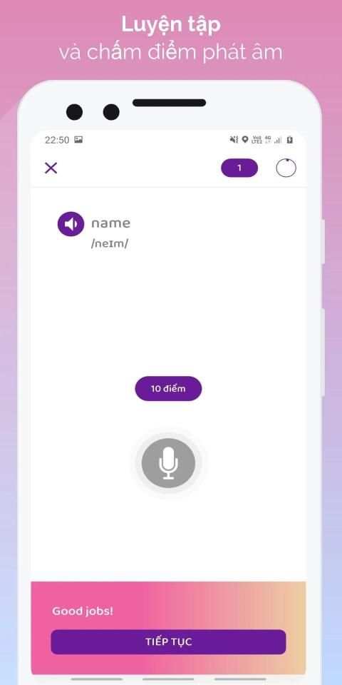 Violet - học từ vựng phát âm tiếng Anh với 3000 từ screenshot 4
