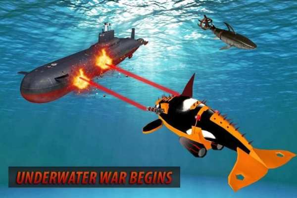 Robot Whale Attack: Orca Whale Transform Robot स्क्रीनशॉट 8