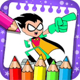 Teen coloring Titans Go आइकन