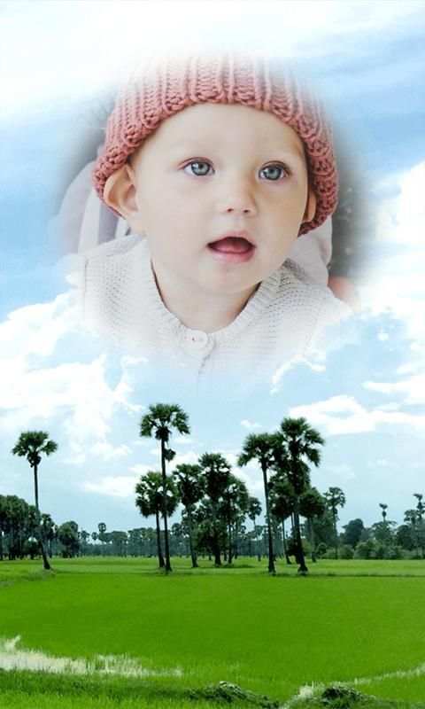 Features natural village photo frame application screenshot 14