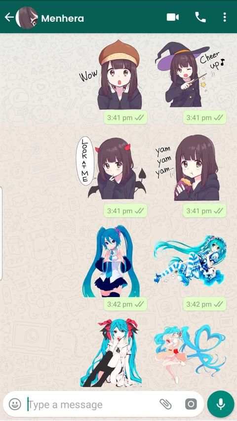 Anime Stickers (WAStickerApps) - Stickers Anime WA screenshot 2