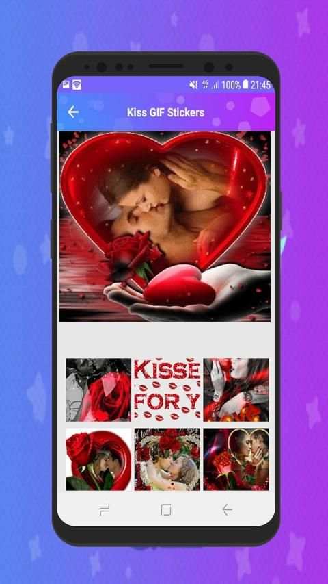 Kiss GIF Stickers For WhatsApp 2020 WAStickerApps screenshot 7