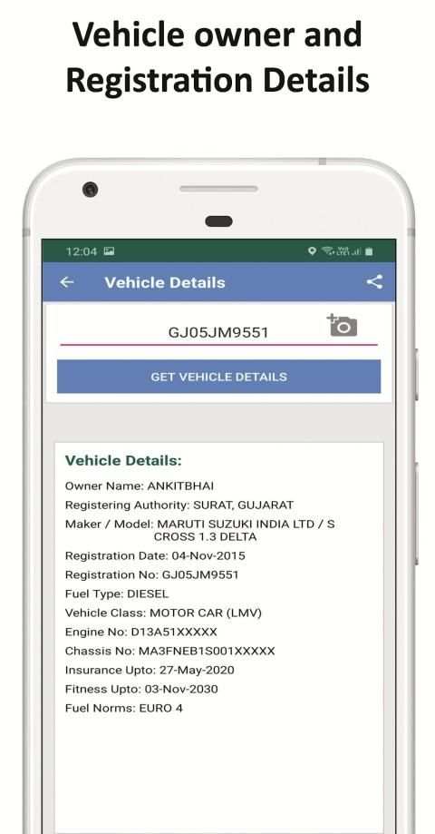RTO Vehicle Information - mParivahan vahan app स्क्रीनशॉट 2