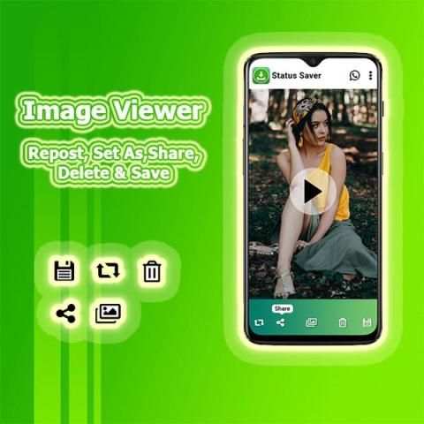WhatsSaver Status Saver & Download Pic/Video स्क्रीनशॉट 1