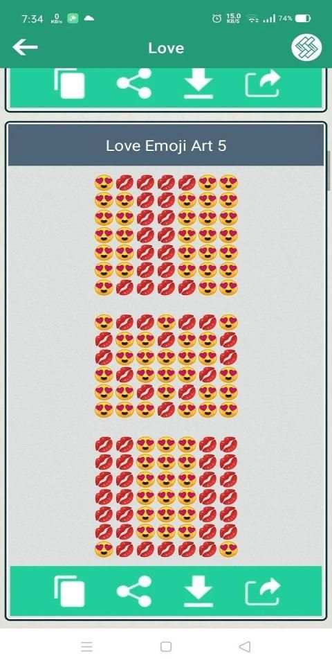 Emoji Art Sharing स्क्रीनशॉट 2