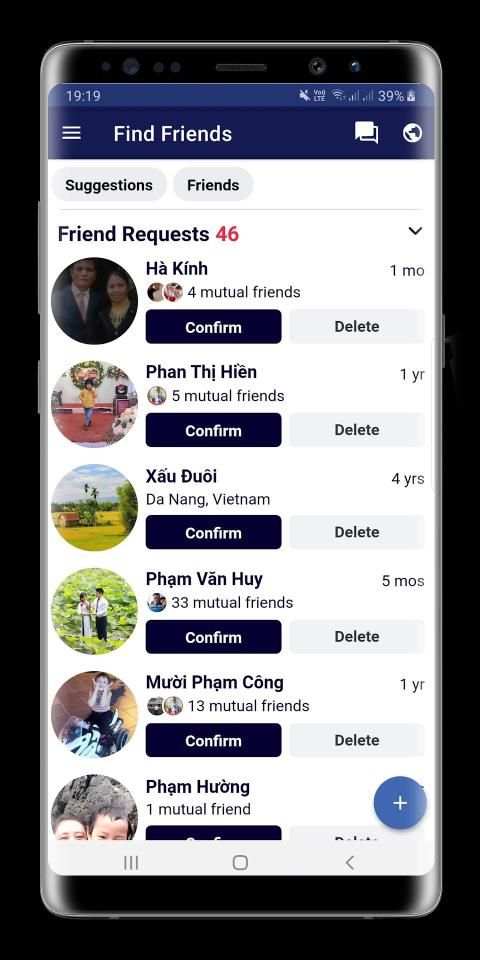 Lite Messenger screenshot 1