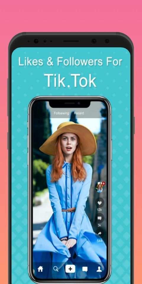 Likes & Followers For TIKTOK स्क्रीनशॉट 1