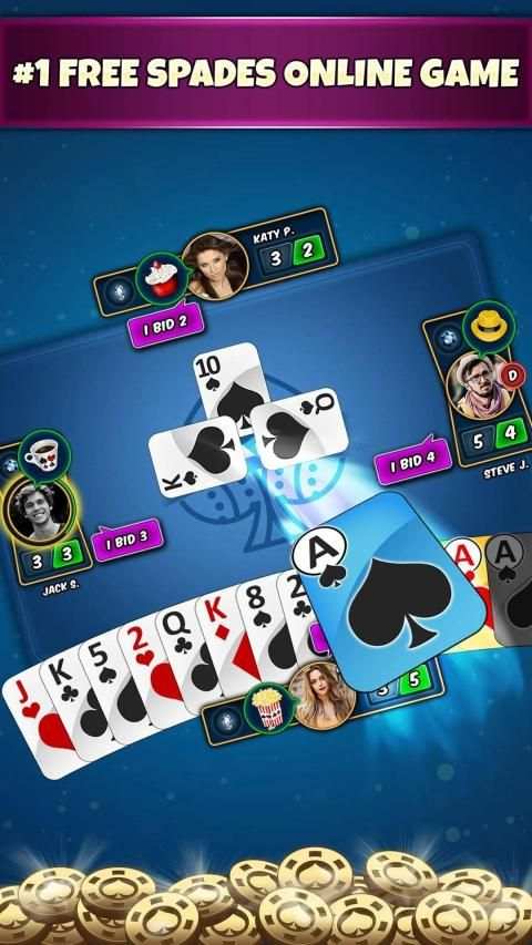 Spades Online - Free Multiplayer Card Games स्क्रीनशॉट 14