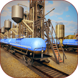 ikon Oil Tanker Transporter Game: Pro Oil Train Driving