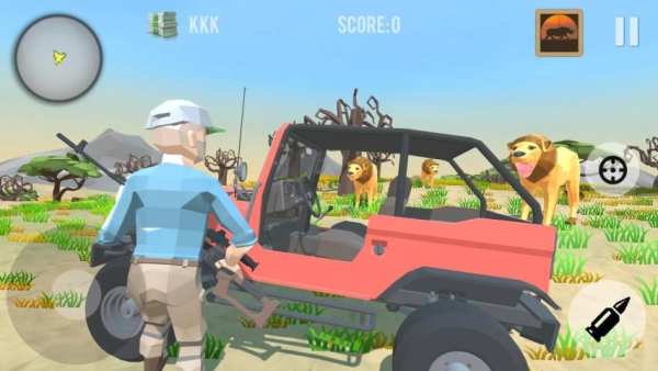Hunting: Safari - Polygon Game screenshot 1