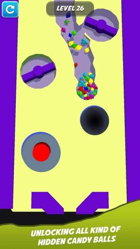 Candy Balls Falling screenshot 3