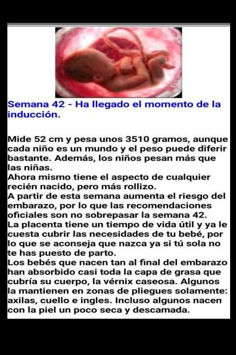 Embarazo - Semana por Semana screenshot 1
