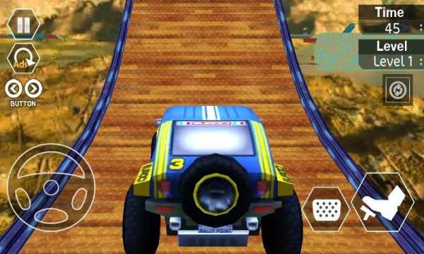 Extreme Car Stunts 3D free : Car GT Racing Ramp screenshot 1
