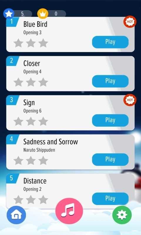 Piano Tap Silhouette screenshot 2