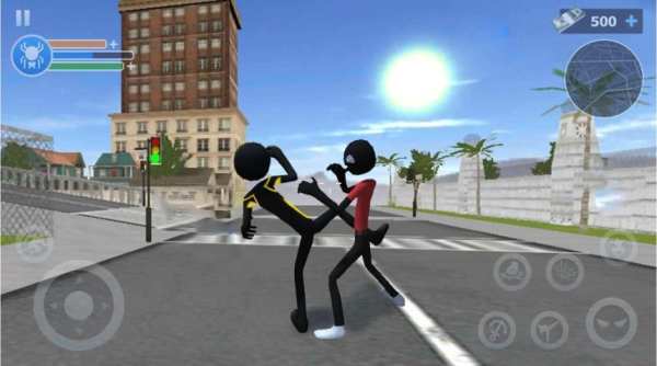 Spider Stickman Rope: Vegas Crime City Hero स्क्रीनशॉट 6