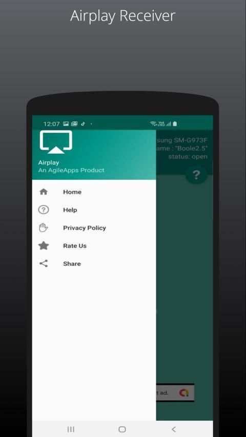 Airplay Receiver स्क्रीनशॉट 2
