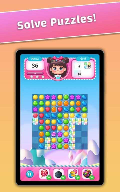 Candy 3-Match Blast - Puzzle Game screenshot 4