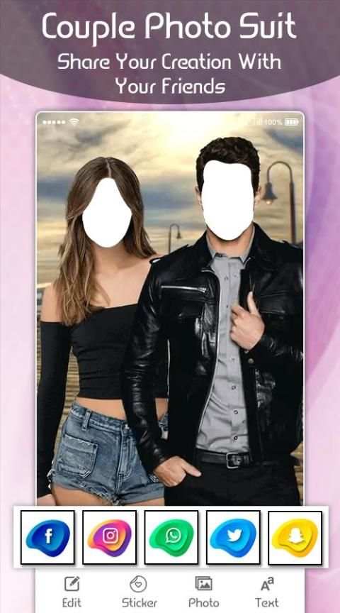 Couple Photo Suit : Traditional Couple Photo Suit screenshot 1