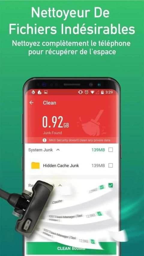 Virus Cleaner -Antivirus, (MAX Security Lite) screenshot 1