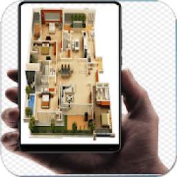 3D House Plans Wallpaper