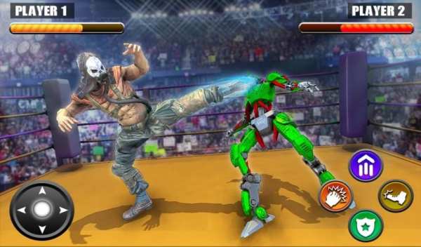 Real Robot Ring Fight - Robot Fighting Games 2020 स्क्रीनशॉट 1