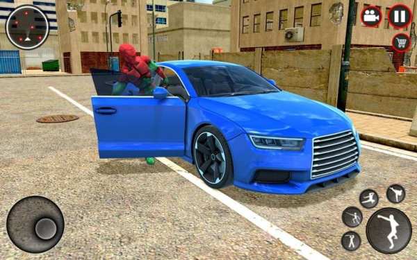 Mutant Spider Rope Hero : Flying Robot Hro Game स्क्रीनशॉट 5