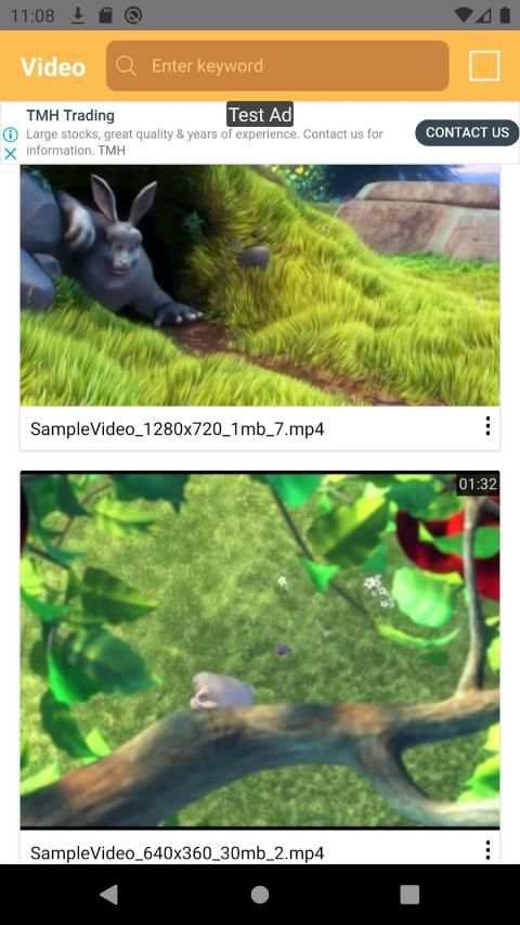 Vid Play: HD Video Downloaded Player screenshot 1