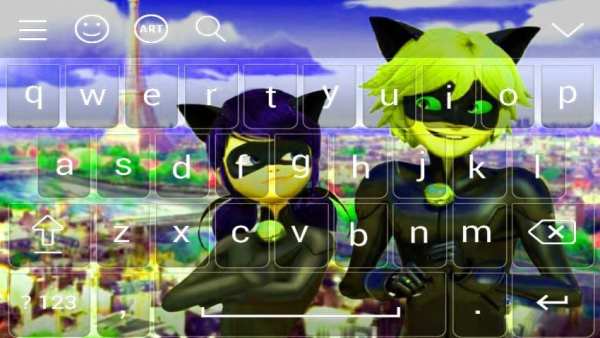 ladibug Noir keyboard स्क्रीनशॉट 2