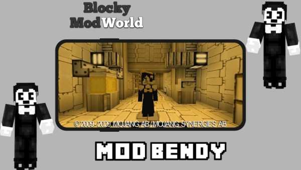Mod BendyHorror [For MCPE] screenshot 1