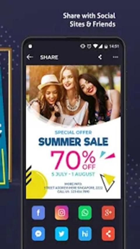 Poster Maker - Flyers, Banner, AD Pages Designer screenshot 3